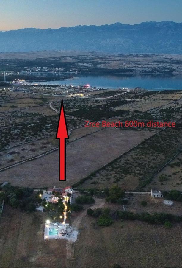 Villa Slatina Near Zrce Beach Novalja Eksteriør bilde